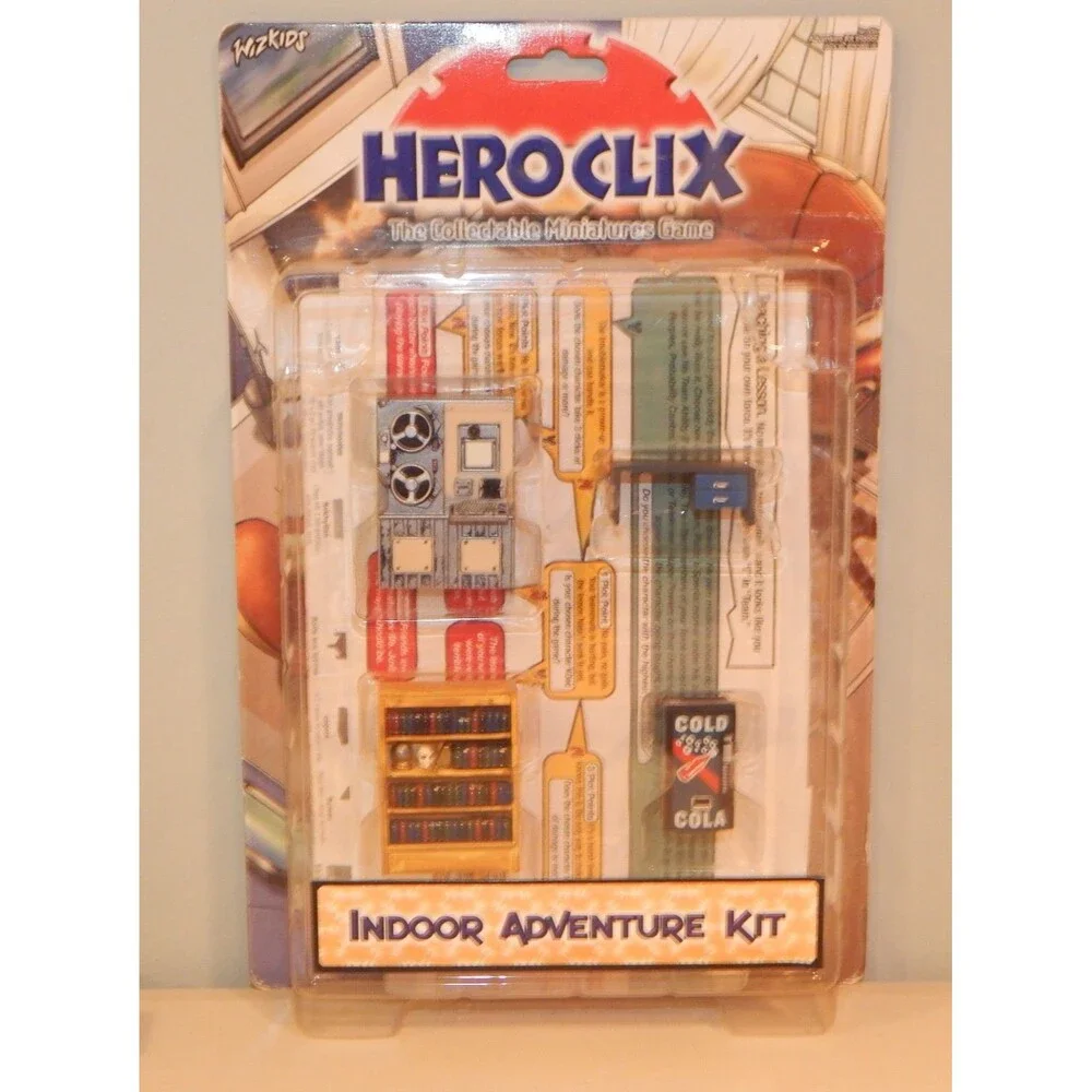 NEW Heroclix INDOOR Adventure Kit Marvel DC Wizkids Collectible Miniatures Game